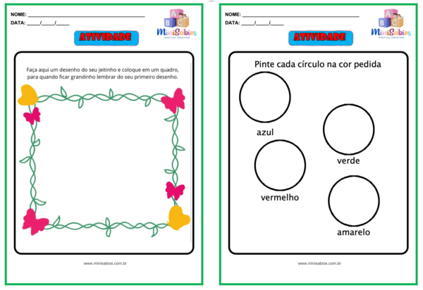 Apostila de Coordenação Motora e Noções de Tamanho - Pintura (15 páginas) - Image 3