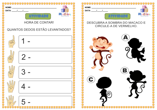 Apostila de Reforço de Português e Matemática - Educação Infantil (22 páginas) - Image 3