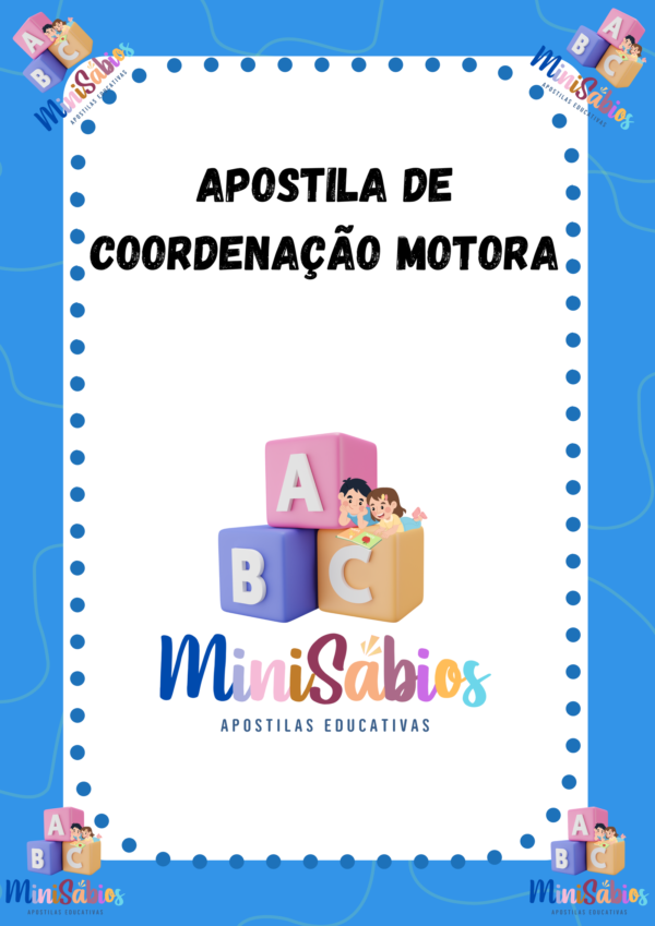 Apostila de coordenação motora ALFABETO - 41 páginas