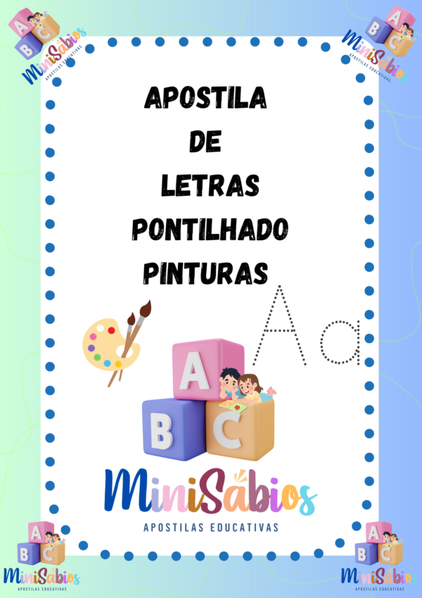 Apostila das Letras - Pontilhado e Pintura / 104 páginas