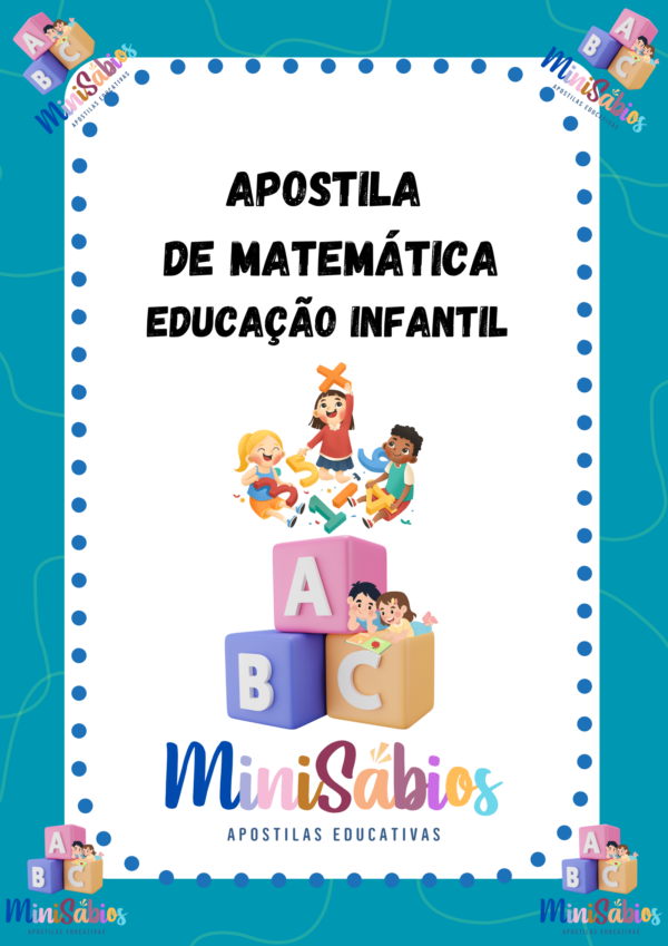 Apostila de atividades Matemática - Educação Infantil - 14 páginas