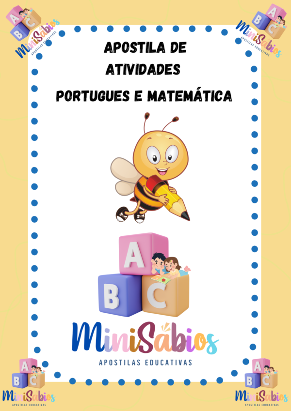 Apostila de Reforço de Português e Matemática - Educação Infantil (22 páginas)