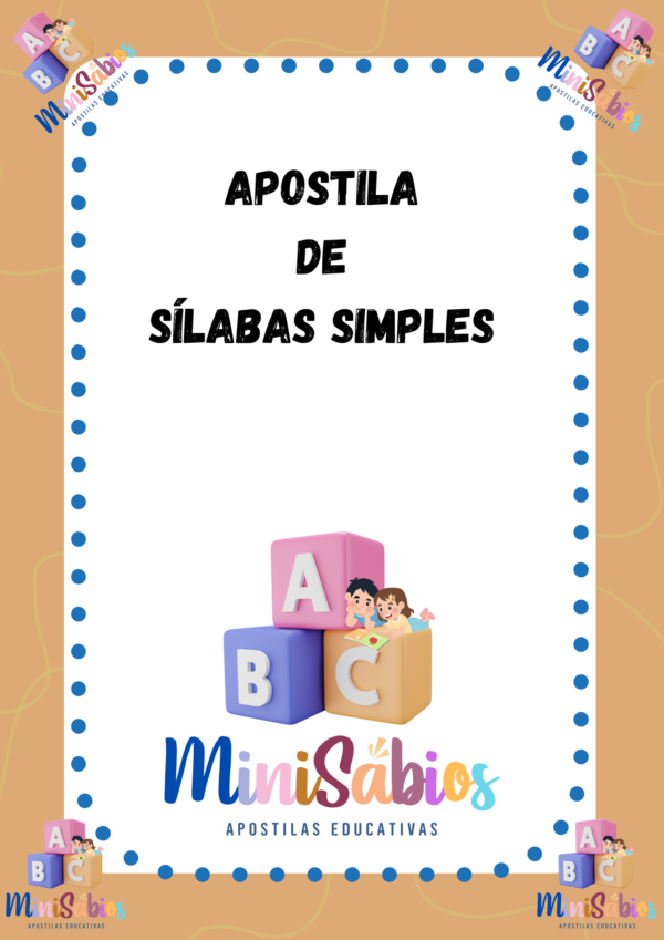 Apostila Completa Silabas Simples - 27 páginas